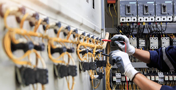 Professional Electrician technician working in Westville, IN